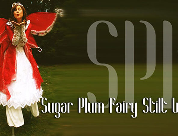 The Sugar Plum Fairy, stilt walker in Sydney