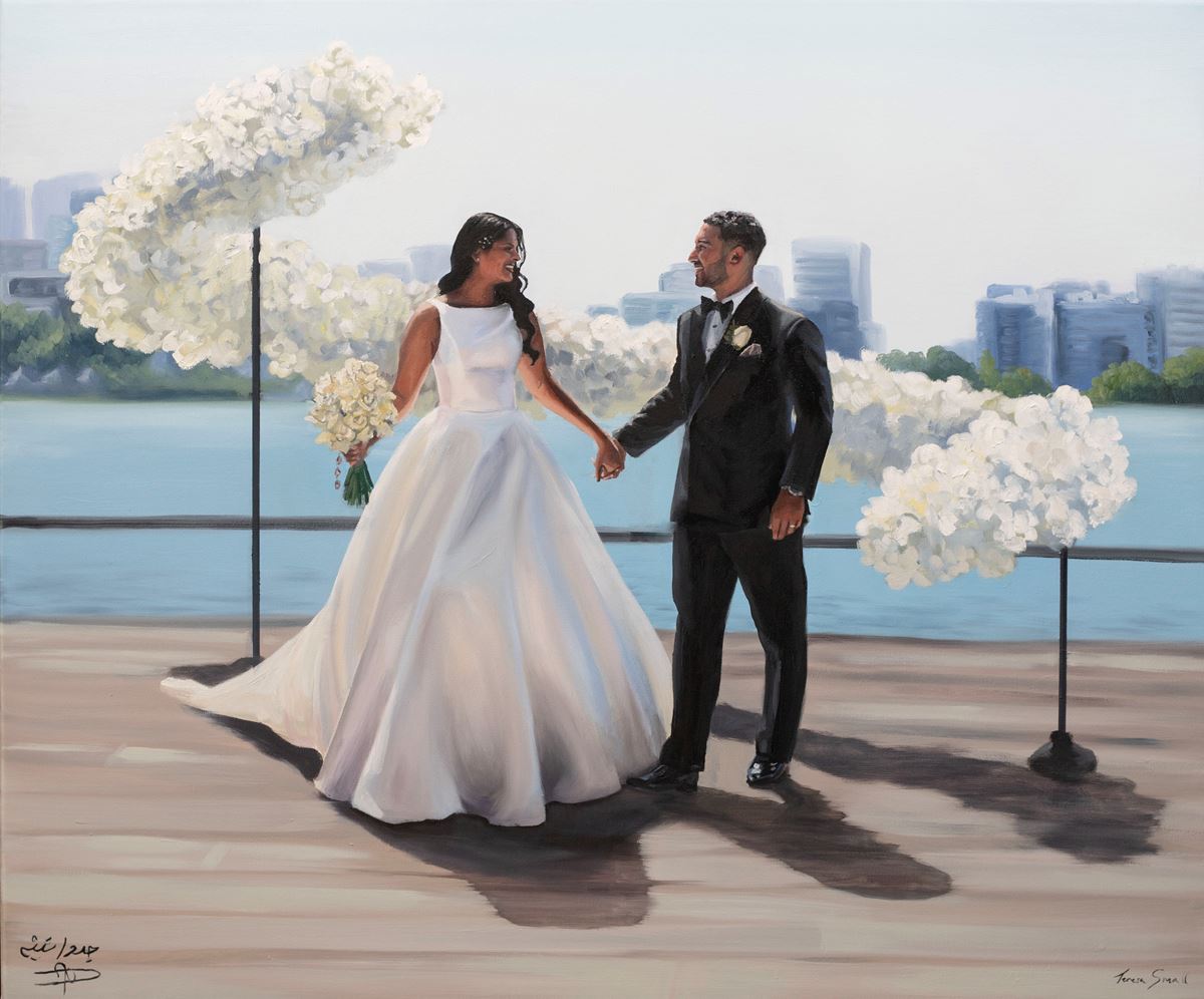Live Wedding Painting, wedding band in Sydney, photo 3
