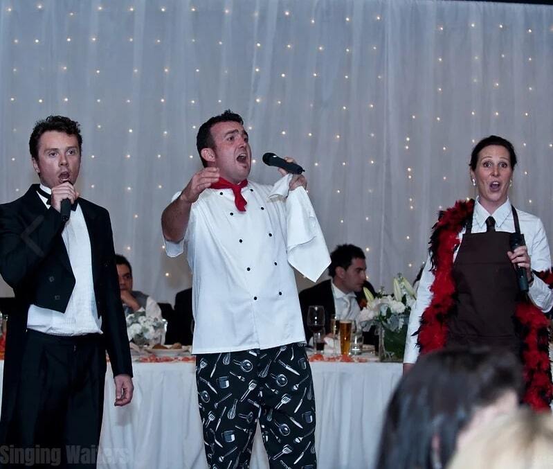 Undercover Entertainers Singing Waiters, wedding band in Sydney, photo 2