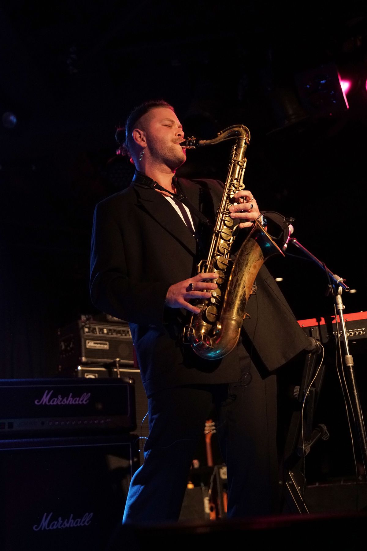 Zac Olsen, saxophone player in Sydney