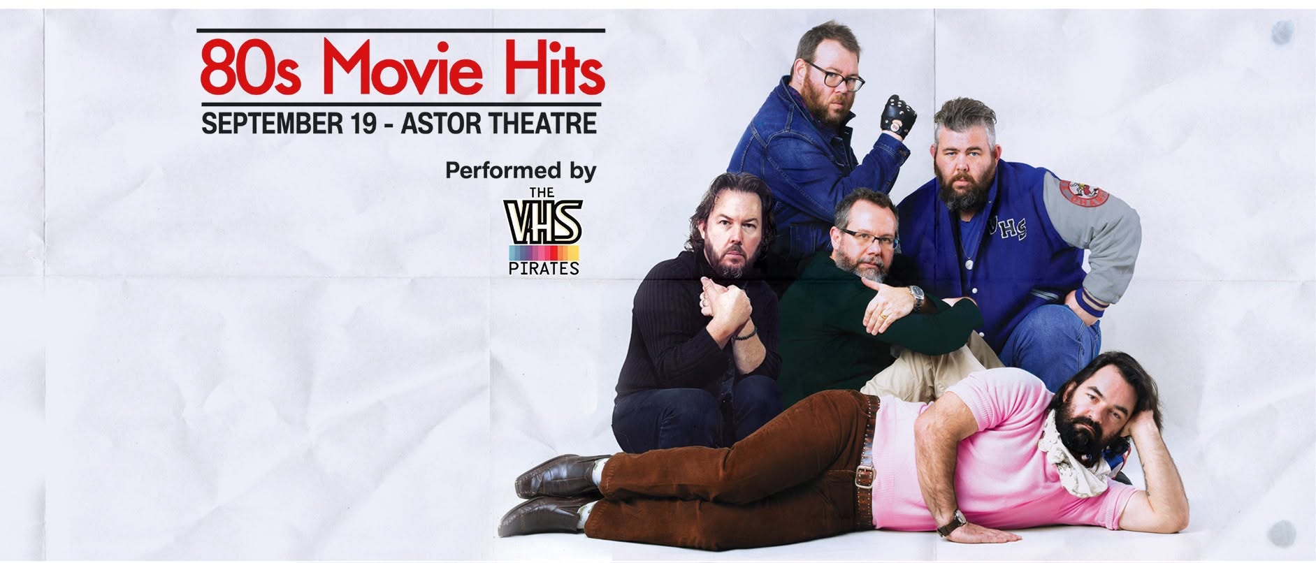 THE VHS PIRATES, 80s cover band in Perth