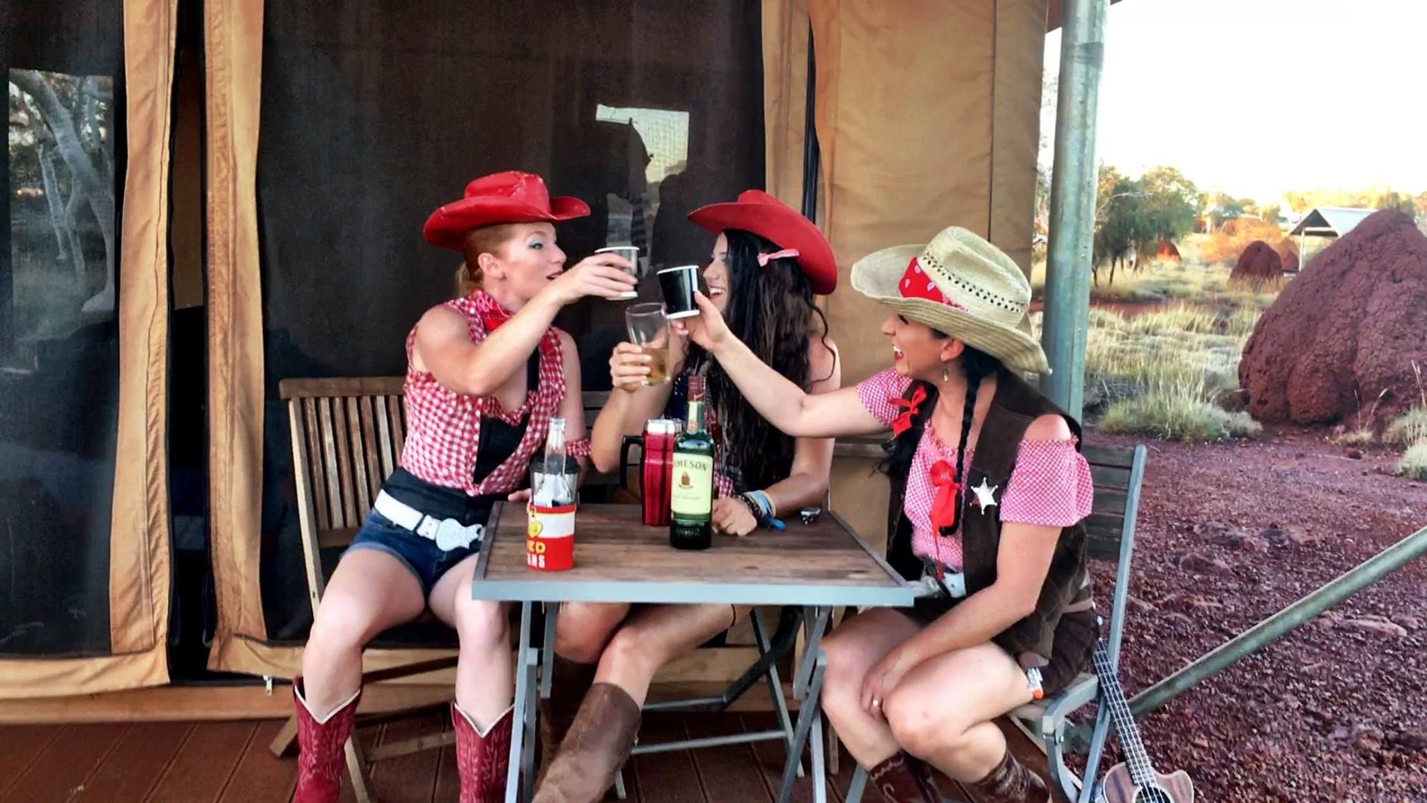The Kitty Cowgirls, musical trio in WA