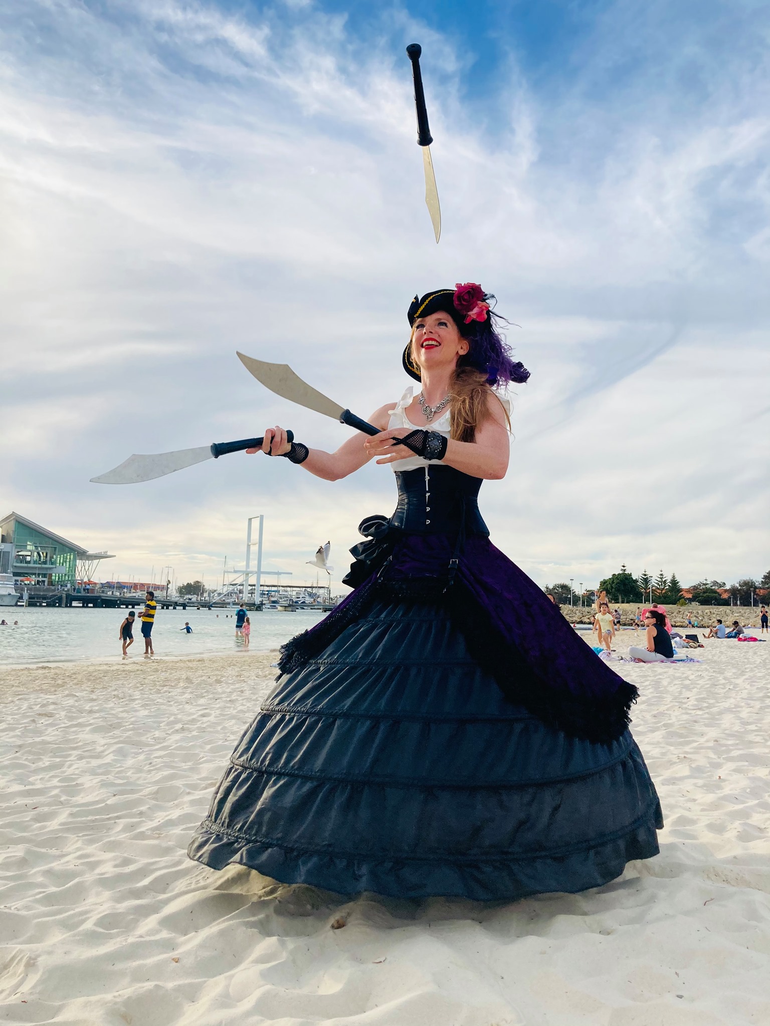 Gypsy Trix, roving entertainer in WA