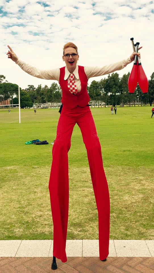 Cirque Carnival Stilt Walkers, live in WA, photo 2