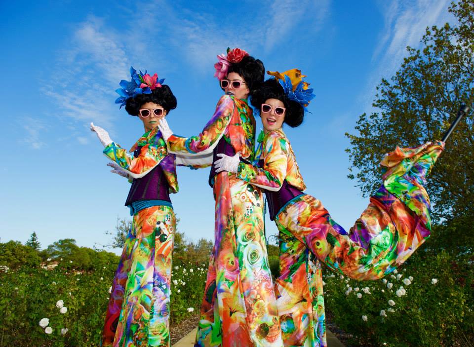 Shrinking Violets Musical Stilts, stilt walker in WA, photo 3