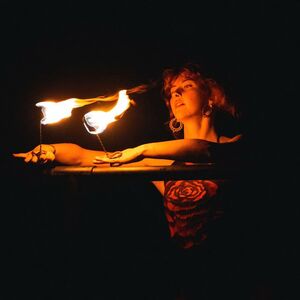 Ember Flow, fire performer in Wollongong, photo 2