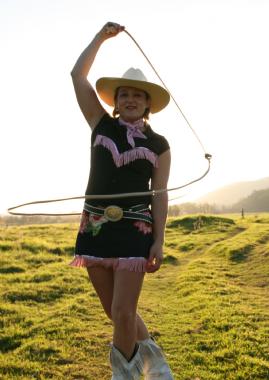 Heidi Hodeo's One Woman Rodeo, hula hoop in Wollongong, photo 2