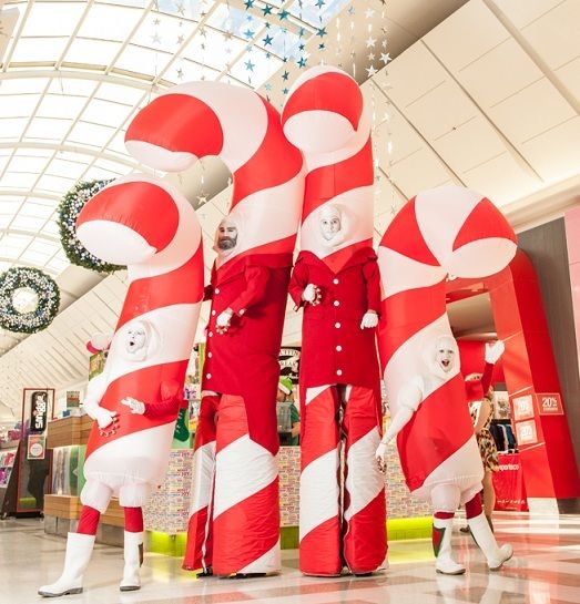 Christmas Candy Canes, holiday costume character in Melbourne, photo 2